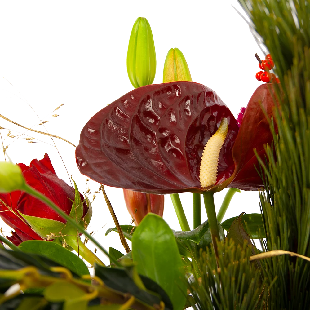 Boeket Liefdevolle Kerst Middel 4 Boeket Liefdevolle Kerst Middel - Afbeelding 4