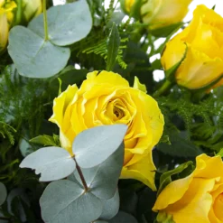 Boeket Rosa Geel Klein -Groeniva Verkoopwinkel boeket rosa geel boeketten 3