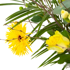 Boeket Vrolijk Geel Groot -Groeniva Verkoopwinkel boeket vrolijk geel boeketten 3