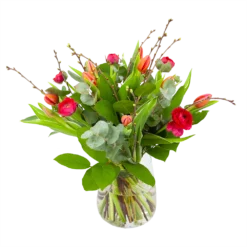 Boeket Vrolijk Roze Klein