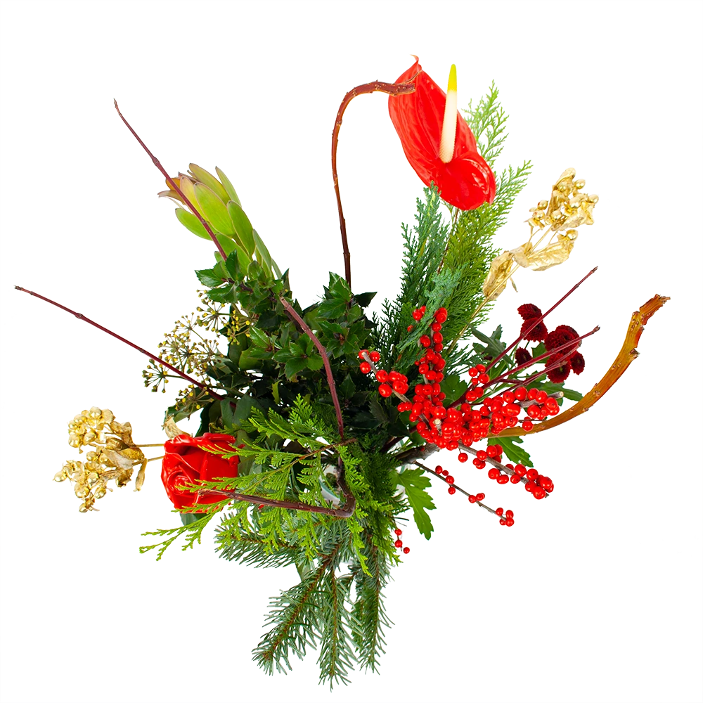 Boeket Winterpret Groot 2 Boeket Winterpret Groot - Afbeelding 2