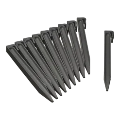 Borderrandpennen 26,7cm - 10 Stuks - Grijs - Nature