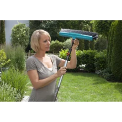 Combisysteem Straatbezem Met Schraper - Gardena -Groeniva Verkoopwinkel combisysteem straatbezem met schraper gardena 6 6