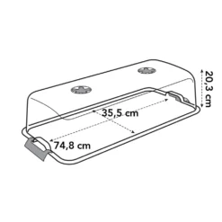Elho Green Basics Kweekhuis XXL 75cm - Transparant -Groeniva Verkoopwinkel elho green basics kweekhuis xxl 75cm transparant 4