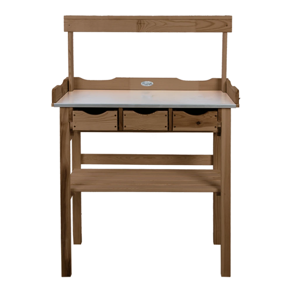 Esschert's Garden - Oppottafel Met Opzetstuk Bruin 1 Esschert's Garden - Oppottafel Met Opzetstuk Bruin