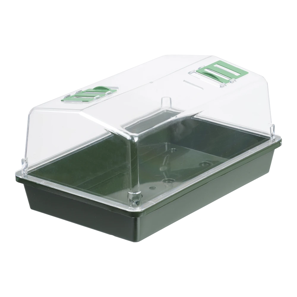 Kweekkas Groot Met Ventilatie - Groen - H21x55x31cm - Nature 1 Kweekkas Groot Met Ventilatie - Groen - H21x55x31cm - Nature