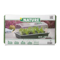 Kweekkas Groot Met Ventilatie - Groen - H21x55x31cm - Nature 5 Kweekkas Groot Met Ventilatie - Groen - H21x55x31cm - Nature -Groeniva Verkoopwinkel kweekkas groot met ventilatie groen h21x55x31cm nature 3