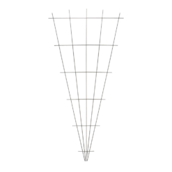 Nature - Metalen Klimrekv Geplastificeerd Groen H145x5/75cm