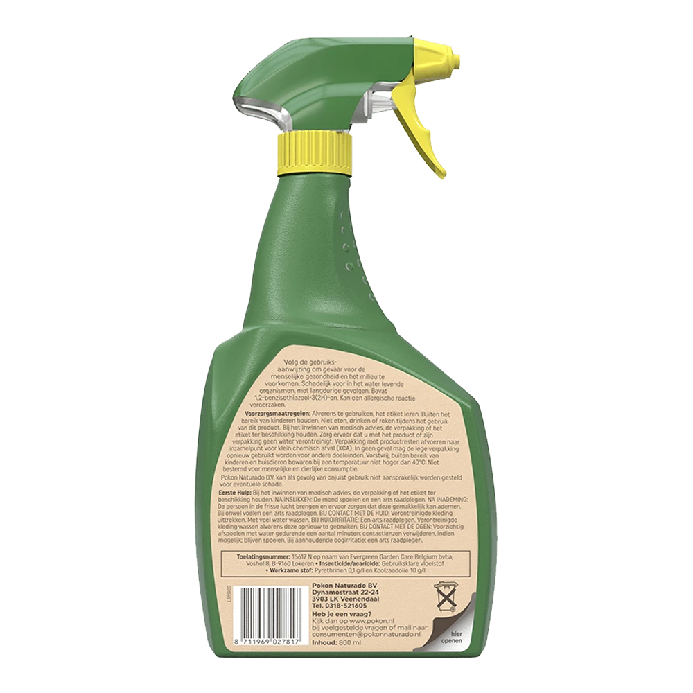 Pokon Bio Tegen Hardnekkige Insecten Polysect Spray 800ml - Insecten En Ongedierte - Afbeelding 2