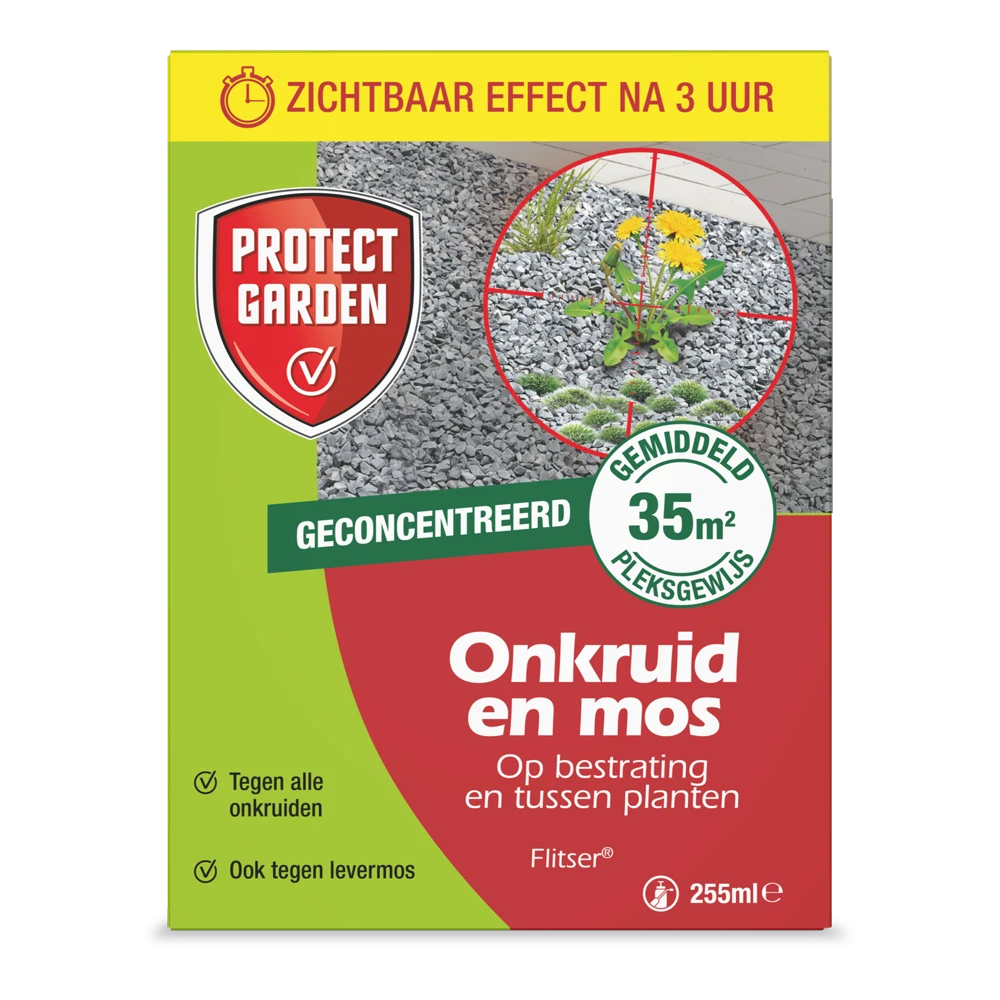 Protect Garden Flitser Concentraat 255ml - Onkruid En Aanslag 1 Protect Garden Flitser Concentraat 255ml - Onkruid En Aanslag