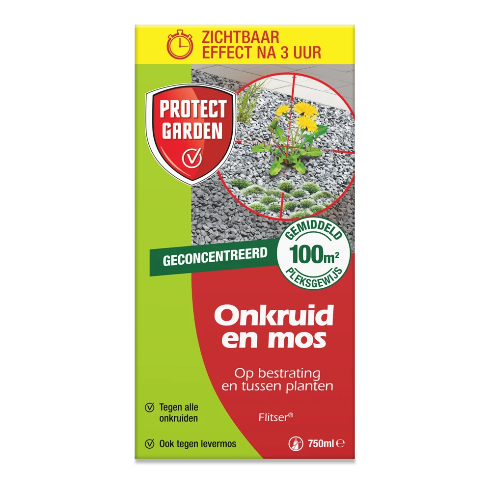 Protect Garden Flitser Concentraat 750ml - Onkruid En Aanslag 1 Protect Garden Flitser Concentraat 750ml - Onkruid En Aanslag
