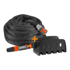 Textielslang Liano Set Met Wandslanghouder - 15m - Gardena