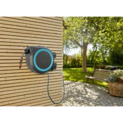 Wandslangenbox RollUp - XL - 35m - Blauw - Gardena -Groeniva Verkoopwinkel wandslangenbox rollup xl 35m blauw gardena 5 7